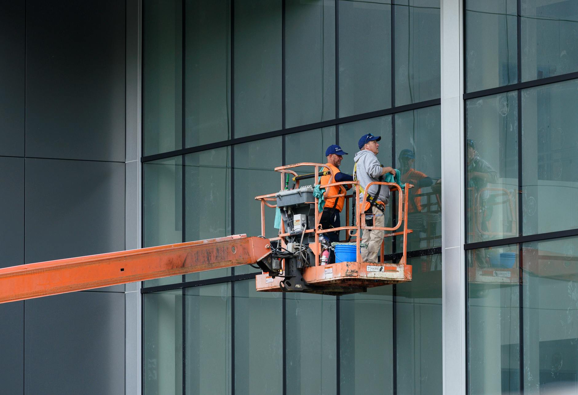Post-Construction Cleaning work in action 2