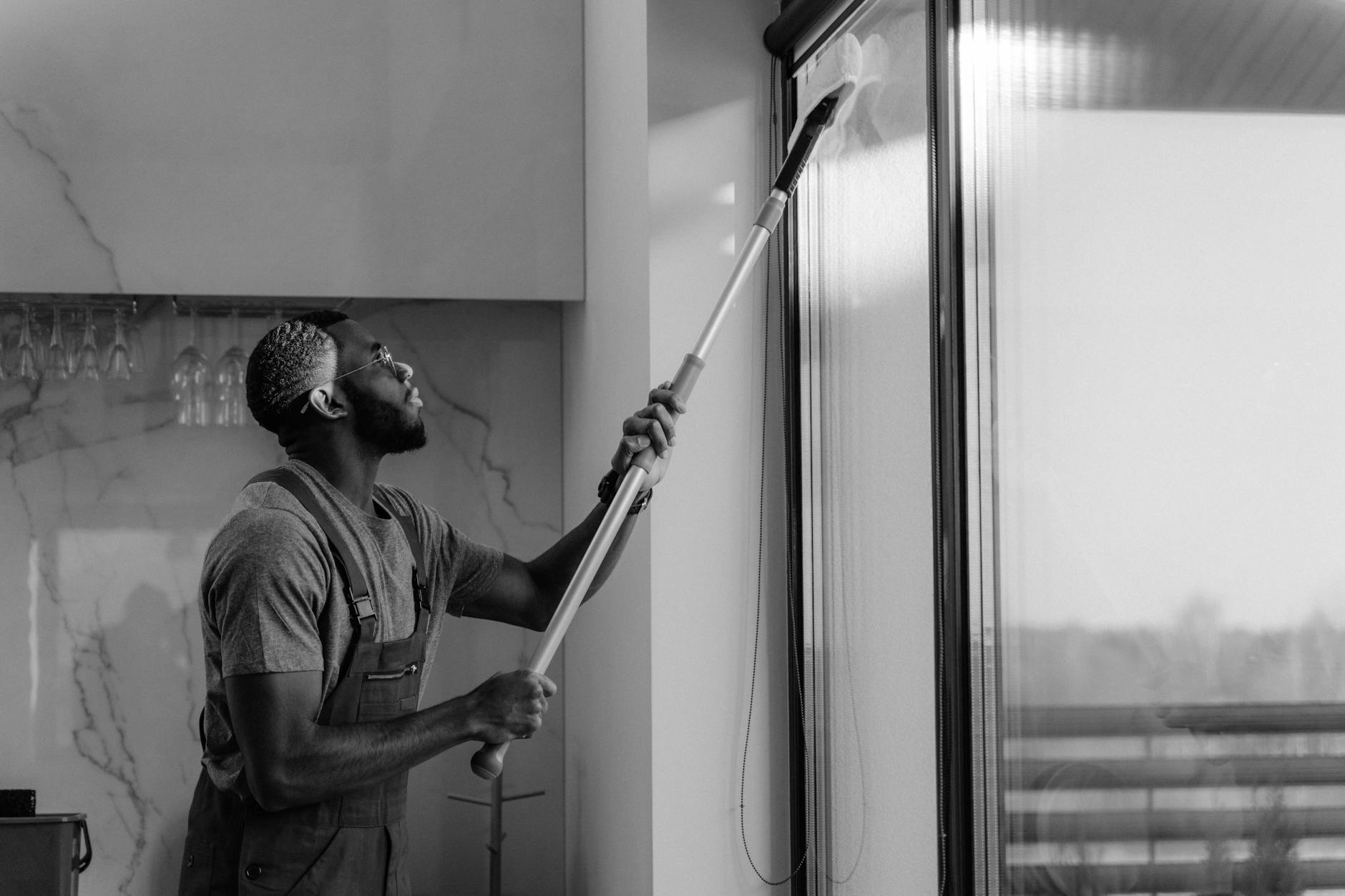 Window & Glass Cleaning work in action 4
